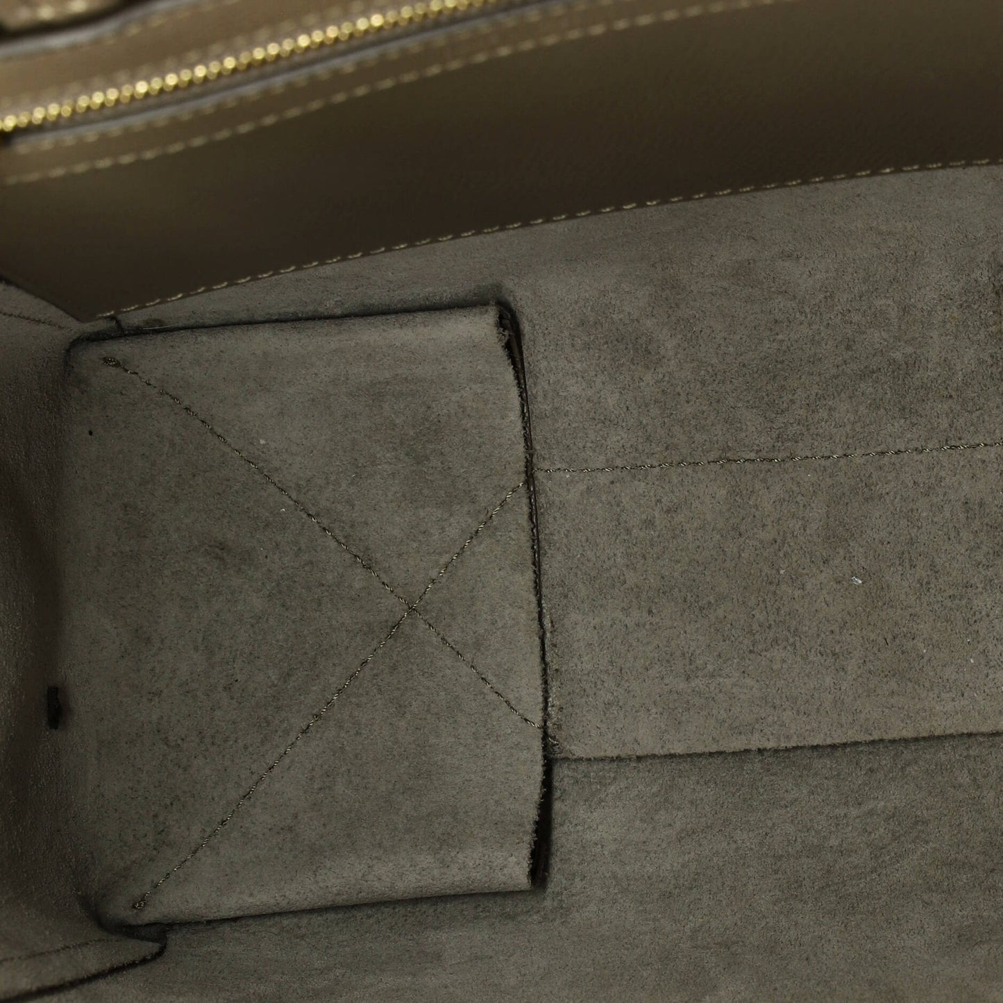 Celine Vertical Cabas Tote Grained Calfskin Small