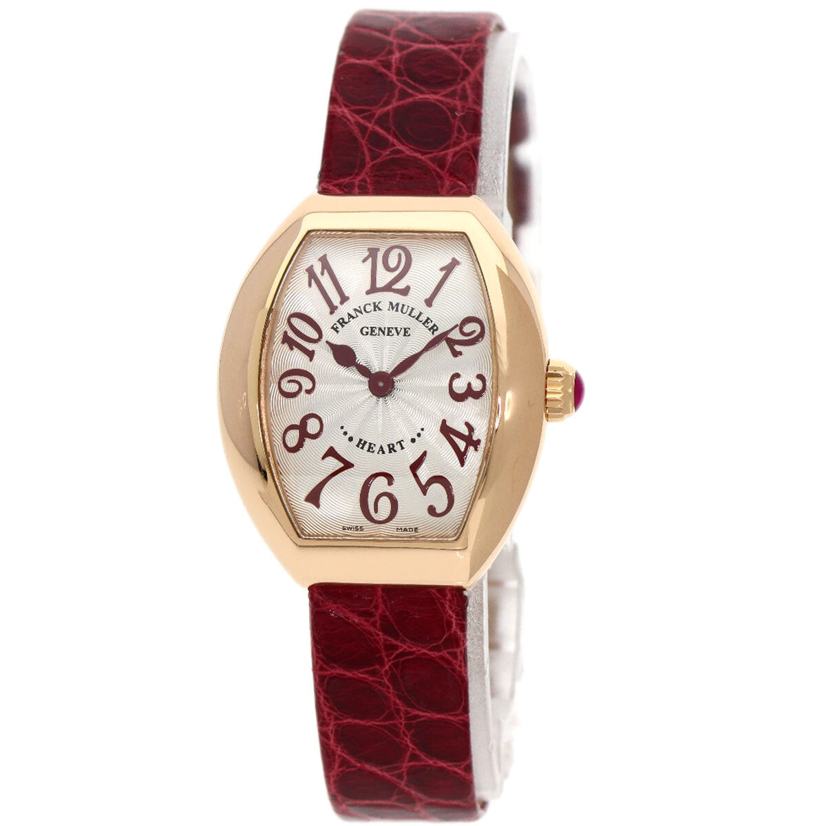 Franck Muller Heart To Heart Watches 5002Sqz K18 Pink Gold/Leather Ladies
