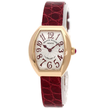Franck Muller Heart To Heart Watches 5002Sqz K18 Pink Gold/Leather Ladies