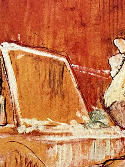 Henri De Toulouse-Lautrec Lithograph Coa Signed Published Rare