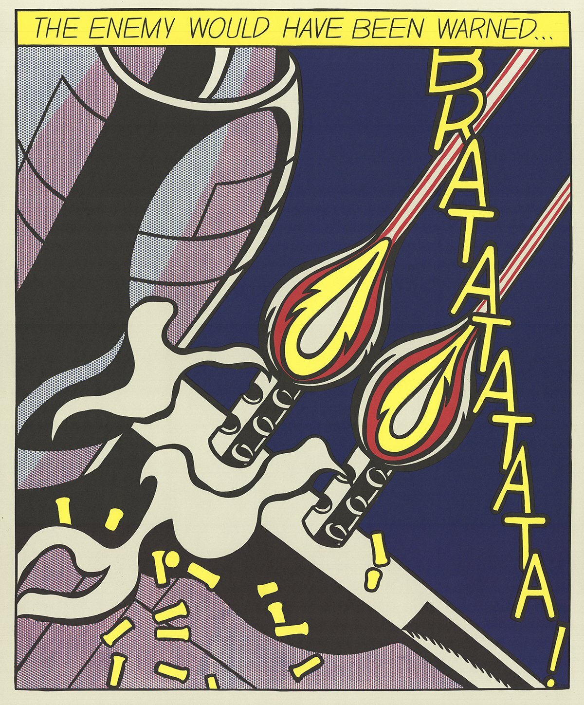 Roy Lichtenstein The Enemy Would Have Been Warned (Panel 2) " Poster 199
