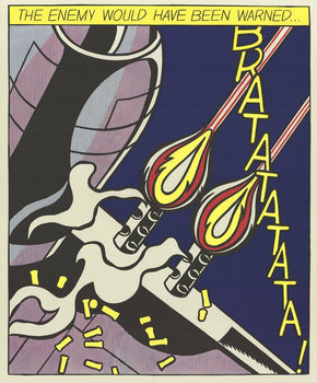 Roy Lichtenstein The Enemy Would Have Been Warned (Panel 2) 