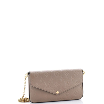 Louis Vuitton Felicie Pochette Monogram Empreinte Leather