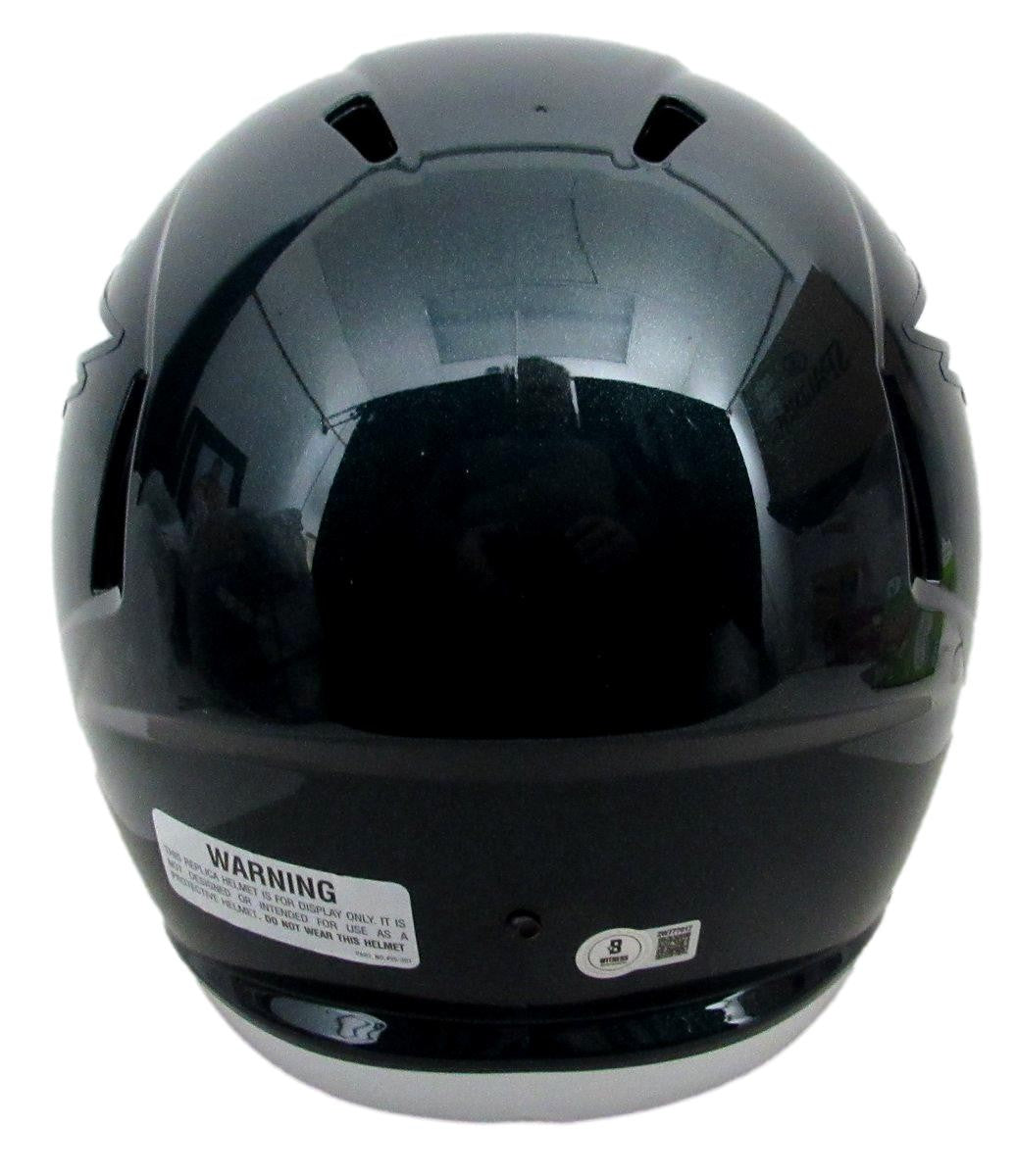 Brandon Graham Signed Green Full Size Speed Replica Helmet Eagles BAS 195559