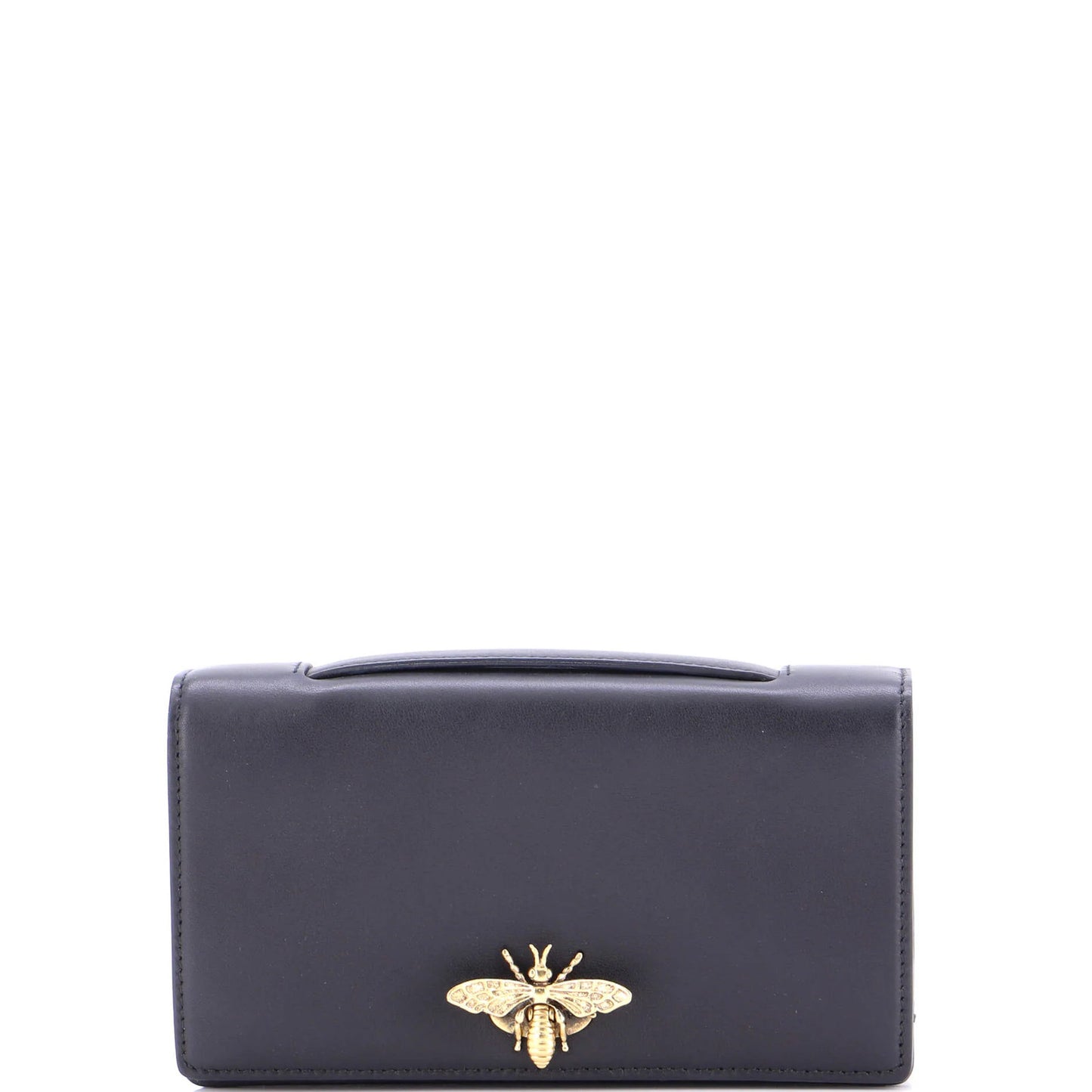 Christian Dior Bee Clutch Leather