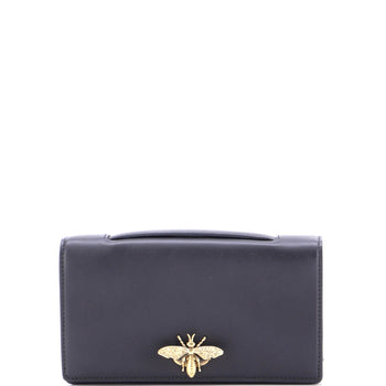 Christian Dior Bee Clutch Leather