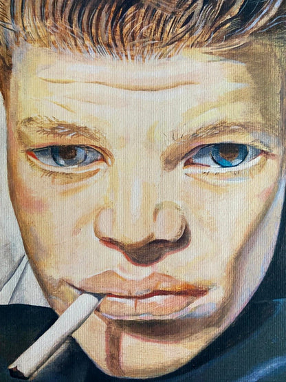 Lucian Freud Lithograph Hand Numbered Signed Limited Stamp