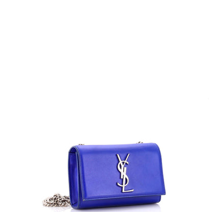 Saint Laurent Classic Monogram Crossbody Bag Grainy Leather Small
