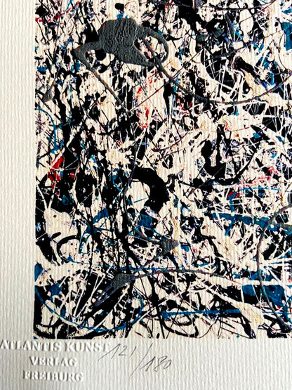 Jackson Pollock Lithograph Coa Signed Numbered