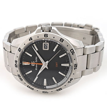 Seiko Grand Seiko Sports Collection Gmt Sbgn005 Black Men'S Used Watch #6212
