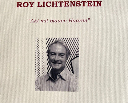 Roy Lichtenstein Lithograph Coa