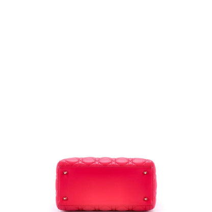 Christian Dior Lady Dior Bag Cannage Quilt Lambskin Medium