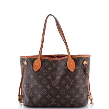 Louis Vuitton Neverfull Nm Tote Monogram Canvas Pm