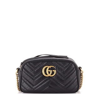 Small Gucci GG Marmont Shoulder Bag Matelasse Leather
