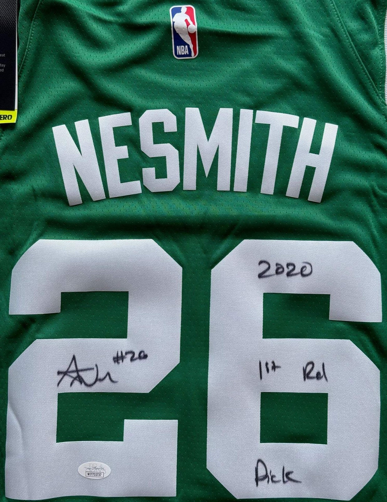 Aaron Nesmith Autographed Authentic Boston Celtics Nike Jersey (Jsa)