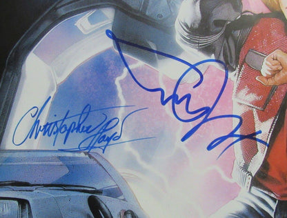 Back To Future Ii Auto/Signed Michael J Fox/