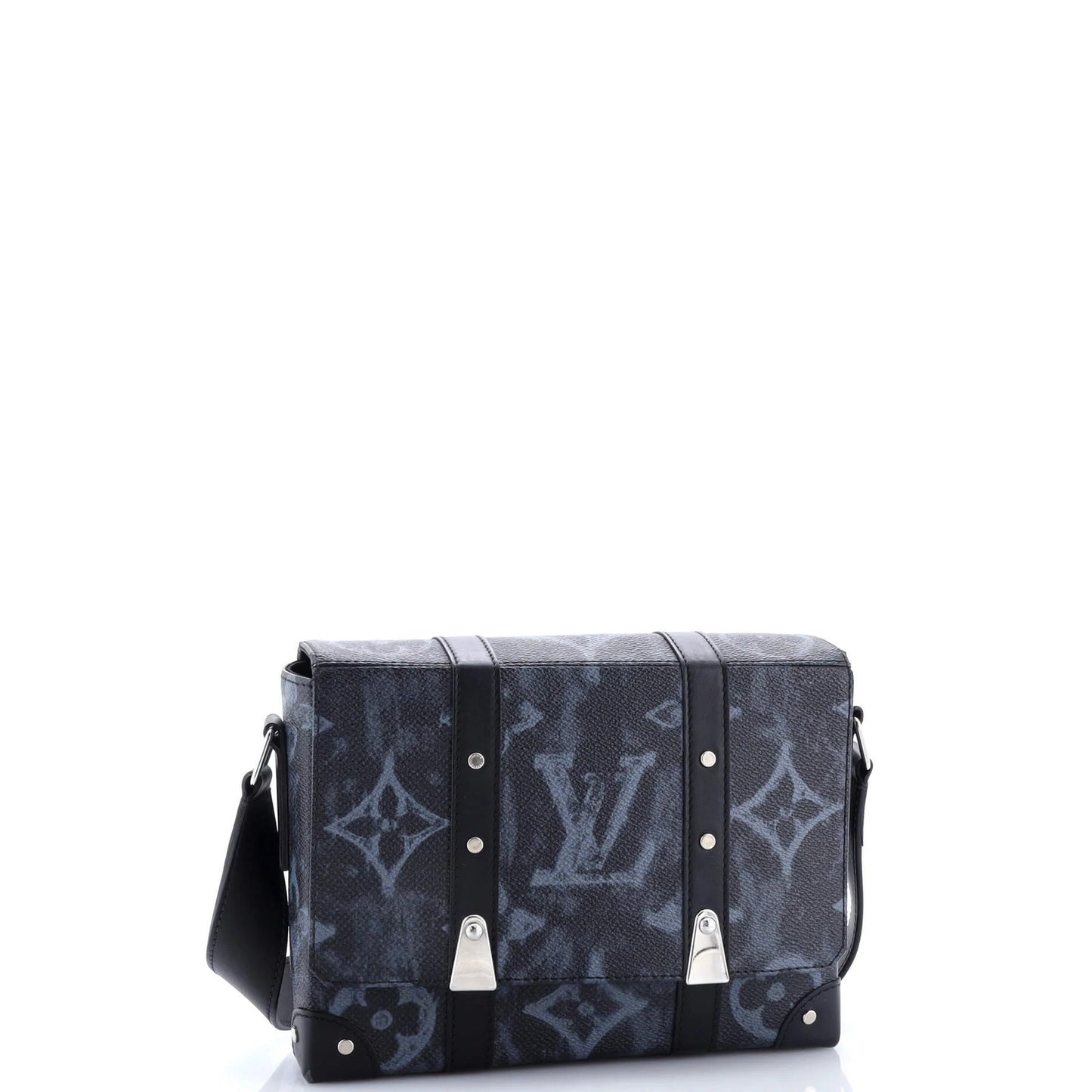 Louis Vuitton Trunk Messenger Bag Limited Edition Monogram Pastel Noir Pm