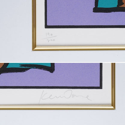 Ken Done Man Figure Signed Original Silkscreen Pop Art Limited Edition 190/200