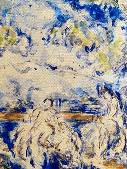 Paul Czanne Bathers Lithograph