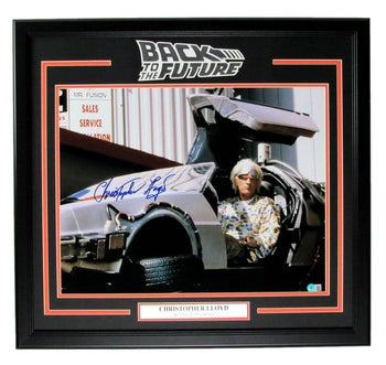 Christopher Lloyd Back To The Future Signed