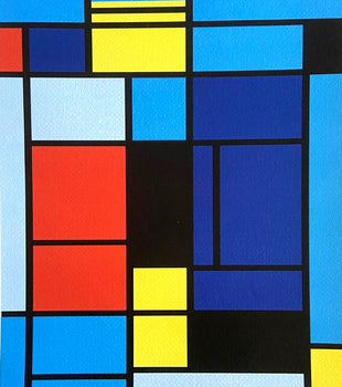 Piet Mondrian Lithograph Coa Original Numbered