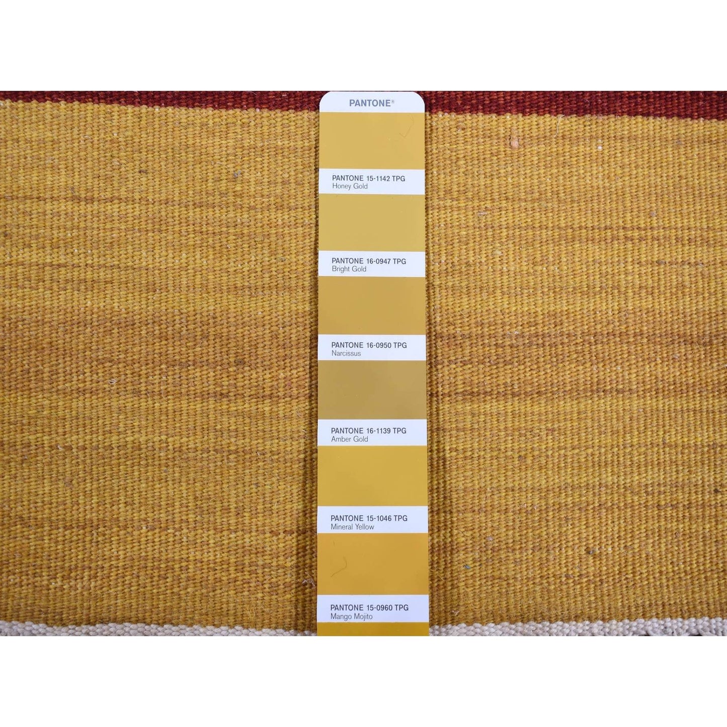 9'1"X12'6" Ivory Hand Woven Flat Weave Durie Kilim 100% Wool Rug