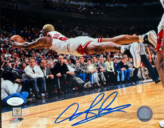 (JSA) Dennis Rodman Autographed 8x10 Basketball Photo