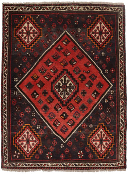 Rare Vintage Handmade Wool Oriental Rug Tribal