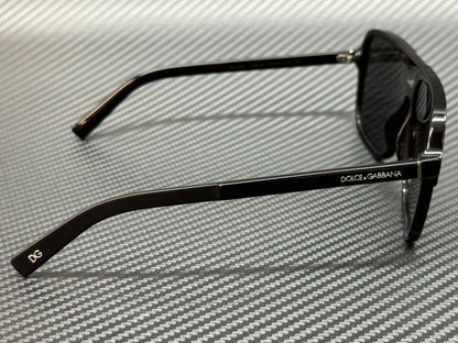 Dolce & Gabbana Dg4354 193481 Black Square Men'S 61 Mm Polarized Sunglasses