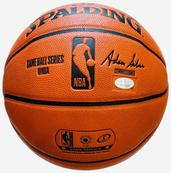 Oscar Robertson Mr. Triple Double Autographed Spalding Basketball (Jsa)