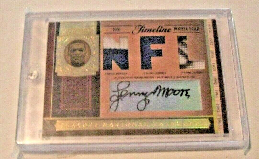 Lenny Moore Nt 2-Color Game  Dirty Triple Jersey