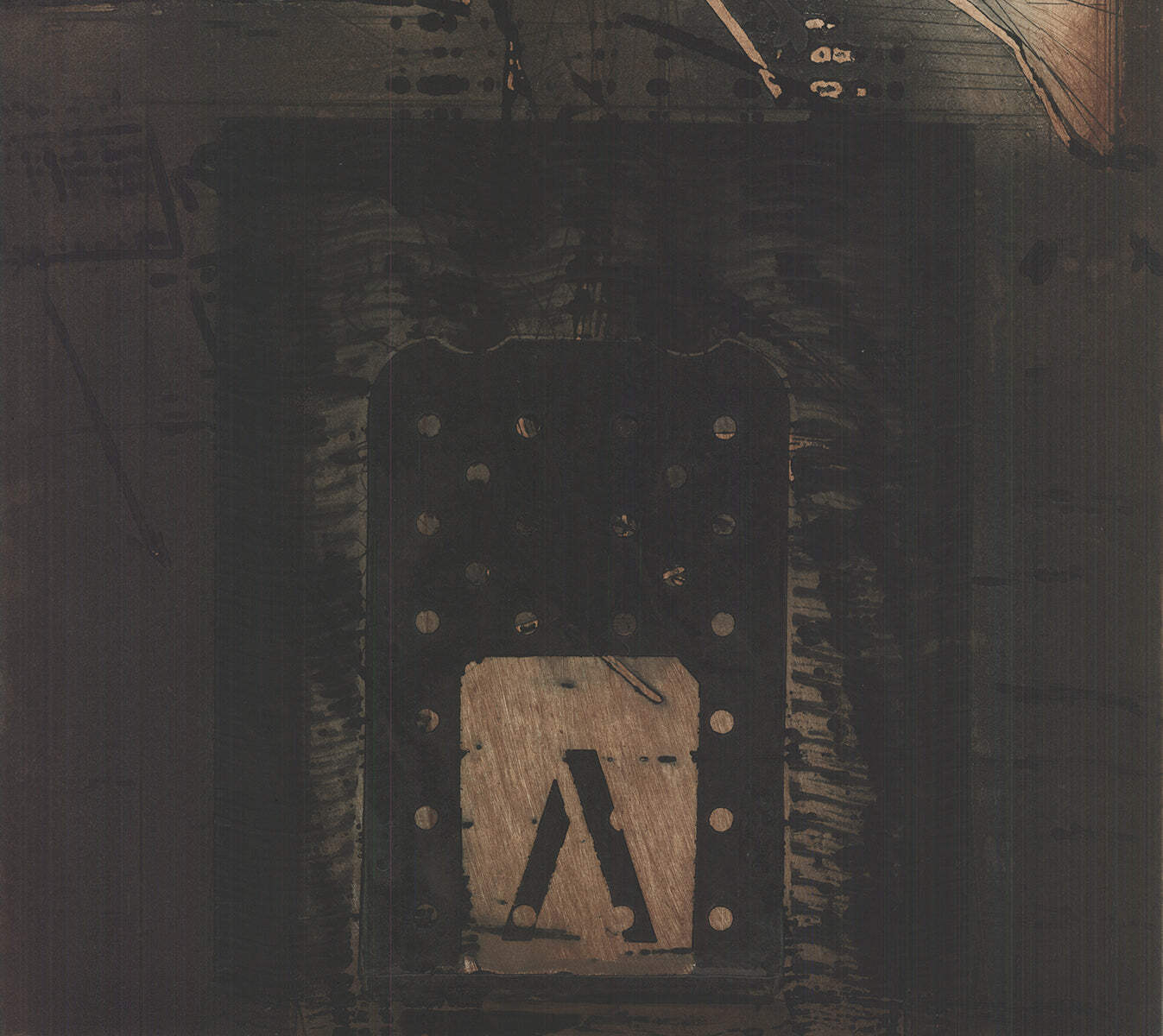 Karl Fred Dahmen Untitled Signed " Etching Contemporary 500