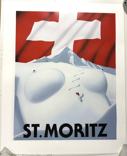 Lv Classic Razzia 2004  Poster Authentic Original Hand Signed