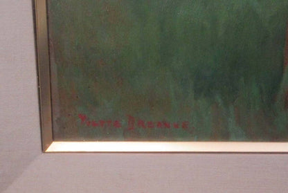 Yvette Dreanne Fleurs Original Oil Painting On Board Signed French Still Life