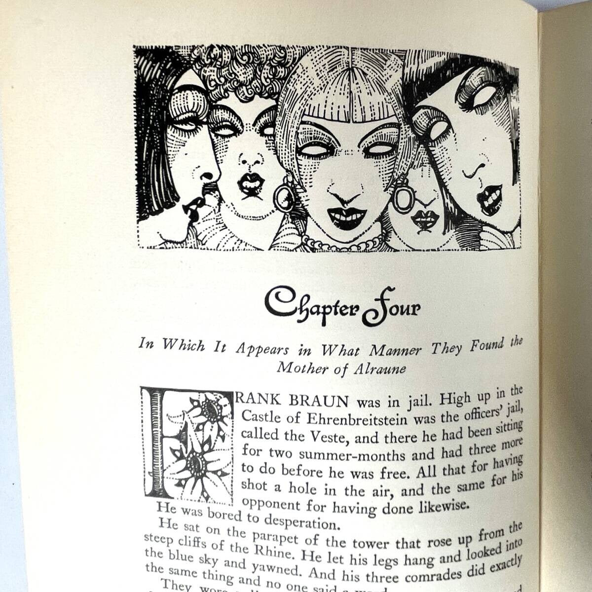 Gothic - Alraune by Hanns Heinz Ewers - 1st English 1929 Illustrated Mahlon Blaine