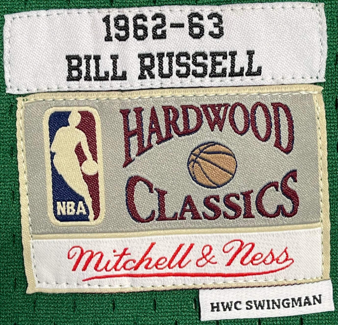 Bill Russell Autographed Mitchell & Ness Boston Celtics Swingman Jersey (Psa)