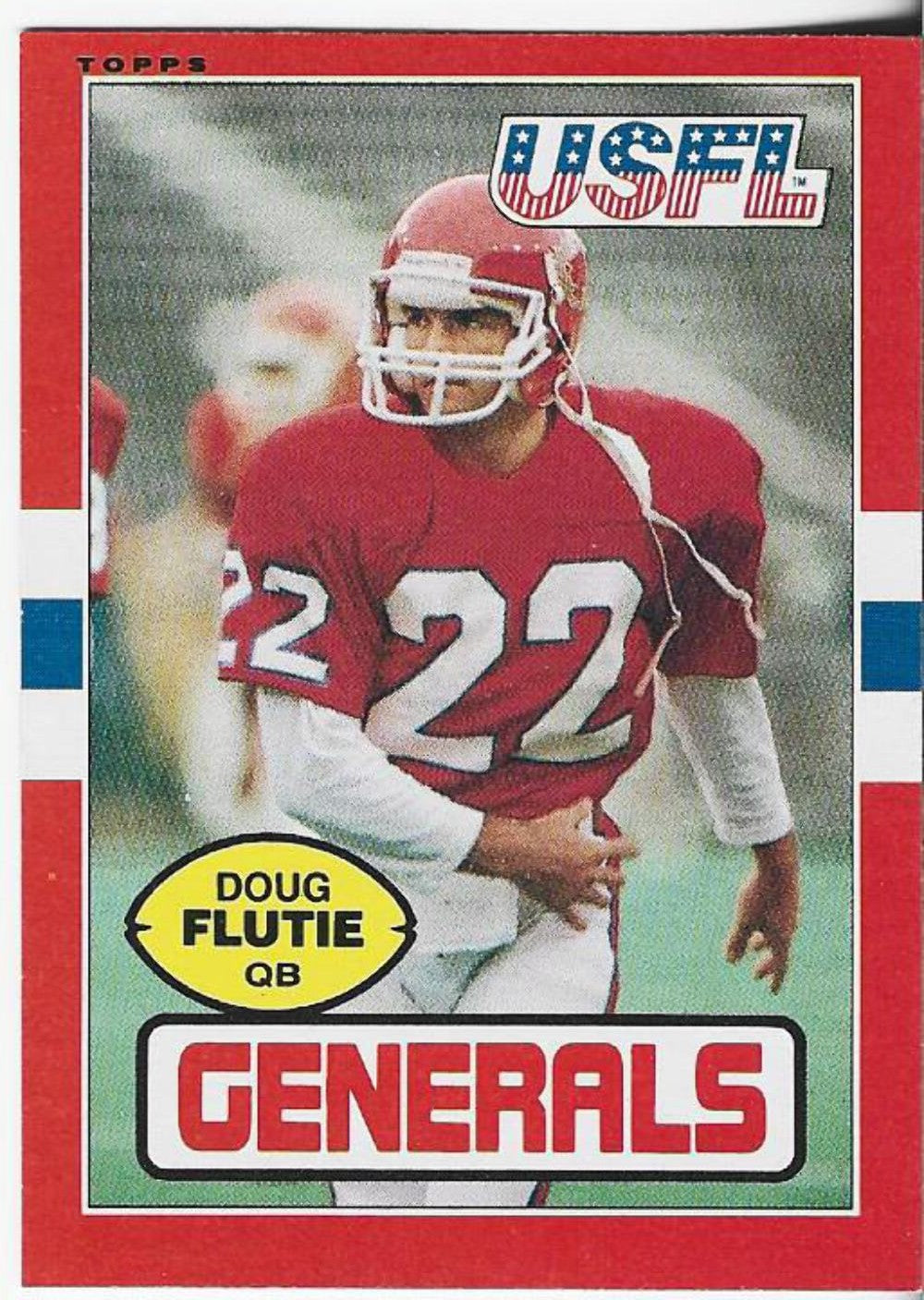 Doug Flutie 1985 Topps Card #80