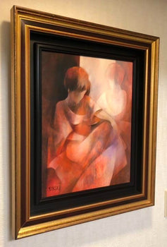 Henryk Kinski (Poland) Original Oil Painting On Canvas F25  Dreamlike Female