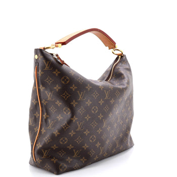 Louis Vuitton Sully Handbag Monogram Canvas Mm