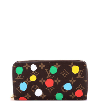 Louis Vuitton Zippy Wallet Yayoi Kusama Painted Dots Monogram Canvas