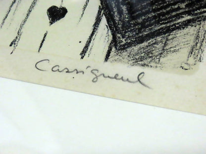 Jean Pierre Cassigneul Balcony Lithograph Signed ED EA Framed Wit Box authentic