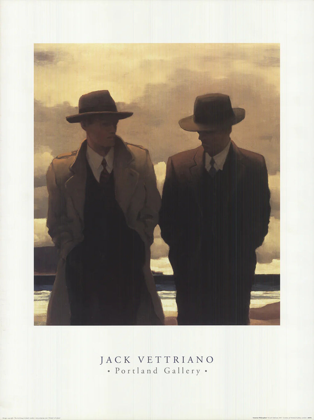 Jack Vettriano Amateur Philosophers " Offset Lithograph