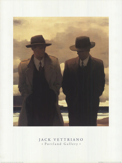 Jack Vettriano Amateur Philosophers " Offset Lithograph
