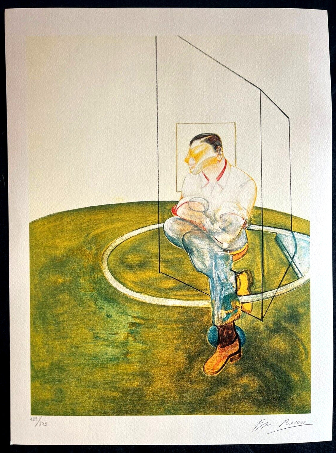 Francis Bacon Lithograph Coa Signed Op Numbered Limited To 275Ex