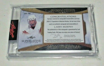 Larry Murphy 2020 Leaf Superlative Game  6X