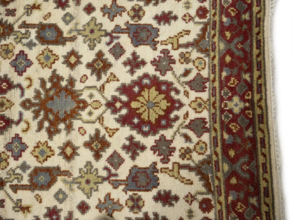 Cream Oushak Chobi Oriental Rug Handmade Large Floral Room Dcor Carpet 4X6 ft