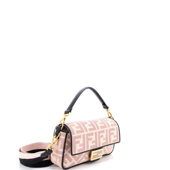 Fendi Baguette Nm Bag Zucca Embroidered Canvas Medium