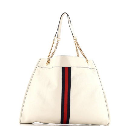 Gucci Rajah Chain Tote Leather Large