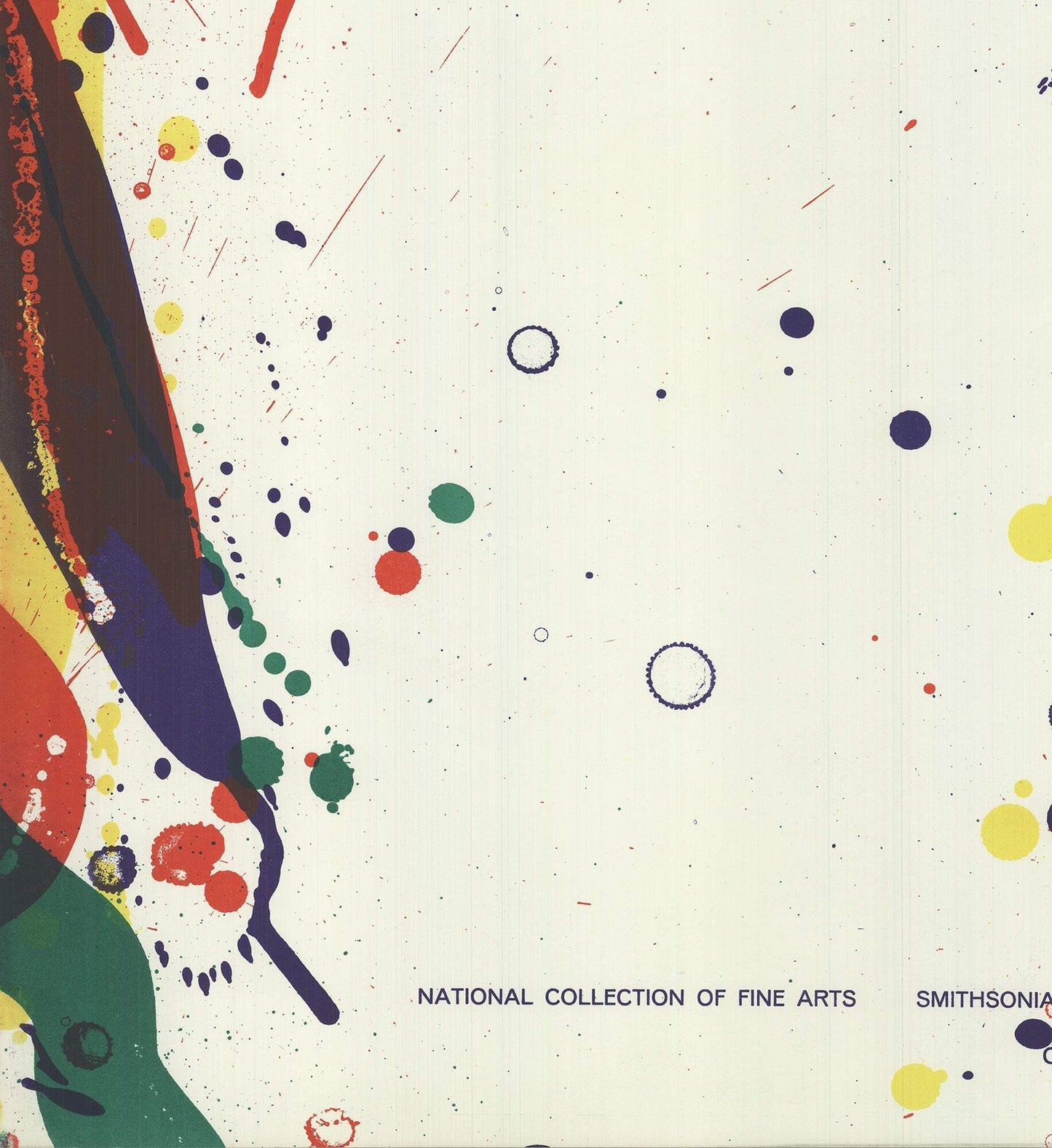 Sam Francis National Collection Of Fine Arts " Lithograph Abstrac