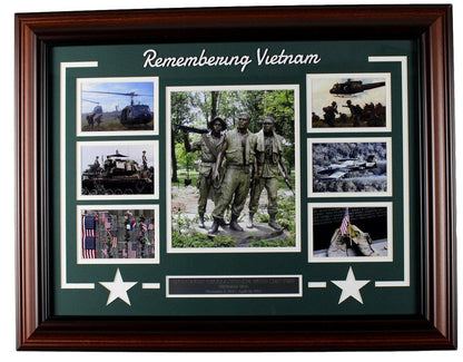 Vietnam War Commemorative Framed Collage